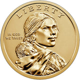 2022 P&D Native American "Diplomacy" Golden Dollar $1 Uncirculated Set