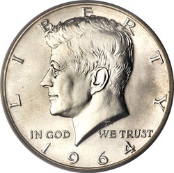 1964 P or D Kennedy Half Dollar 90% Silver - Uncirculated