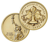 2019 S American Innovation "Light Bulb" $1 Reverse Proof - New Jersey
