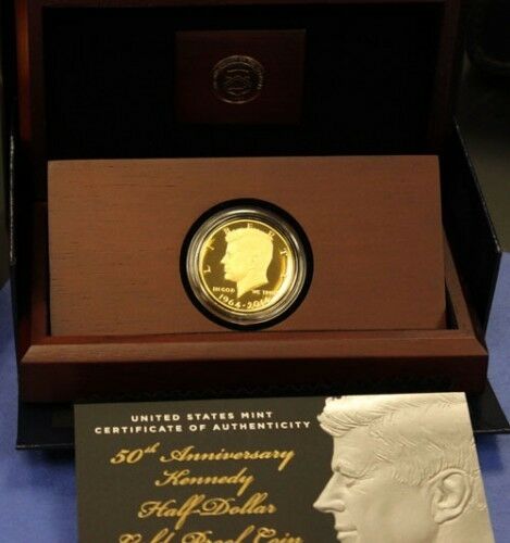 2014 Gold Kennedy Half Dollar 50th Anniversary