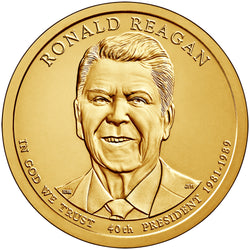 2016 P&D Ronald Reagan Presidential $1 Uncirculated Set