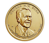 2020 P&D George H.W. Bush $1 Uncirculated Set