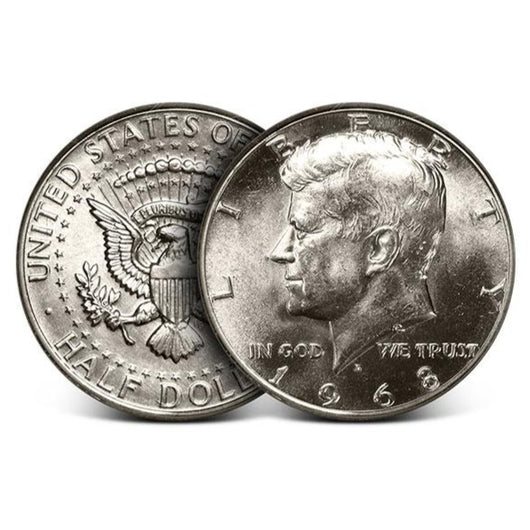 1965-1970 P or D Kennedy Half Dollar 40% Silver - Uncirculated