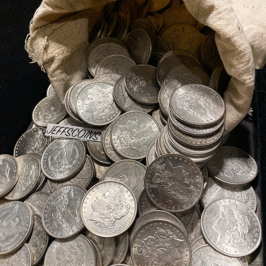 1878 1904 AU Unc Morgan Silver Dollar From Bag Roll Hoard Sale