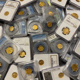 1x PCGS/NGC Graded Gold Coin 1840-1933 ✯ XF-UNC $2.5 $5 $10 ✯