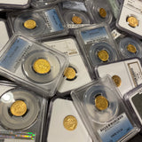 1x PCGS/NGC Graded Gold Coin 1840-1933 ✯ XF-UNC $2.5 $5 $10 ✯