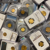 1x PCGS/NGC Graded Gold Coin 1840-1933 ✯ XF-UNC $2.5 $5 $10 ✯
