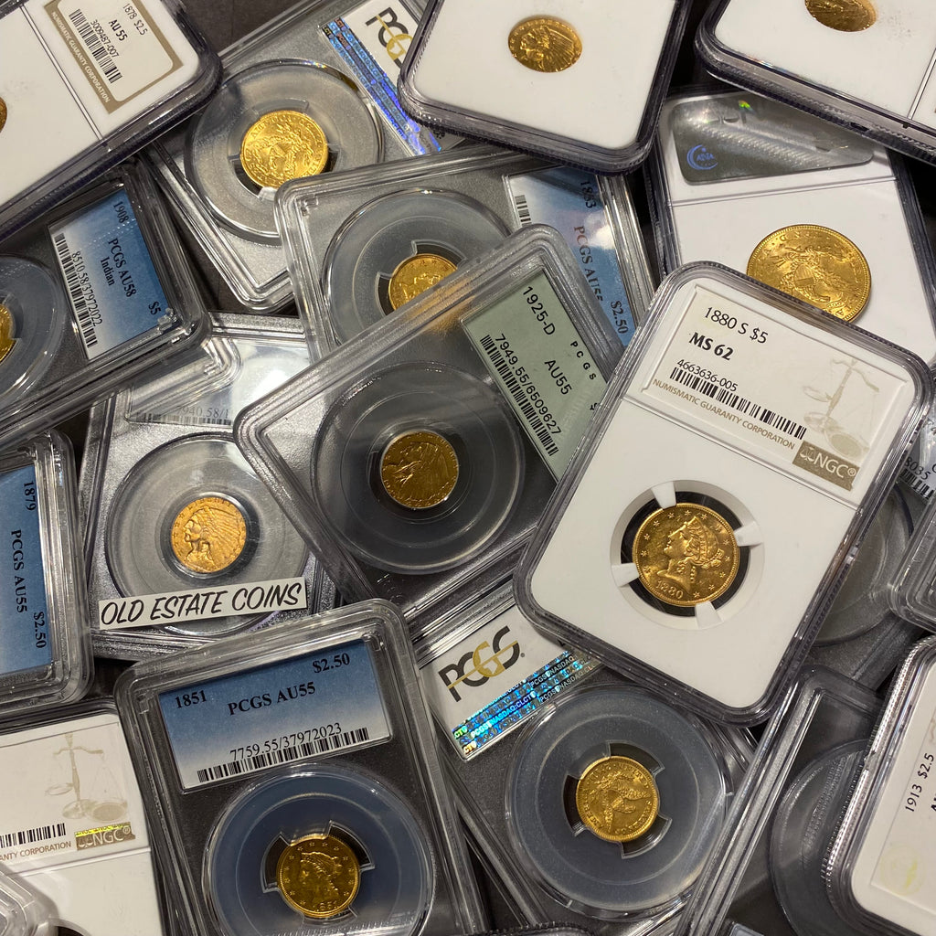 1x PCGS/NGC Graded Gold Coin 1840-1933 ✯ XF-UNC $2.5 $5 $10