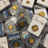 1x PCGS/NGC Graded Gold Coin 1840-1933 ✯ XF-UNC $2.5 $5 $10 ✯