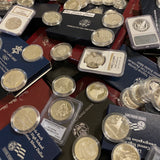 Commemorative Silver Dollar Hoard - Uncirculated & Proof (P, S, W Mints)