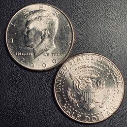 2000 P&D Kennedy Half Dollar