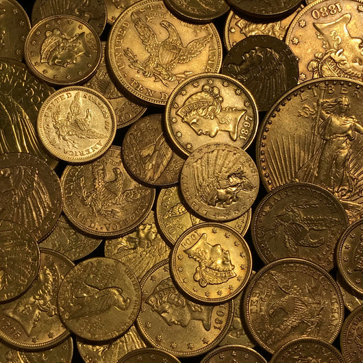 1x US Gold Coin $2.5 $5 $10 (P,S,O,CC) Pre-1933 Bullion