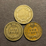 Indian Head Cent 1859-1909 Old Bronze 1¢ Coin