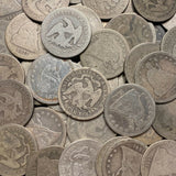 Estate Coin Lot Seated Liberty Quarter 25c ✯ 1 US Type AG-VF 1838-1891 P,S,O ✯