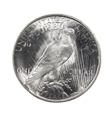 1x Uncirculated Peace/Morgan Silver Dollar BU 1878-1935