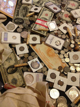 Estate Sale Old US Coins & Currency Lot Silver Gold (Premier Level)
