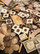 Estate Sale Old US Coins & Currency Lot Silver Gold (Premier Level)
