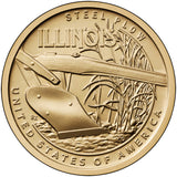 2024 S Reverse Proof "Steel Plow" Innovation $1 - Illinois