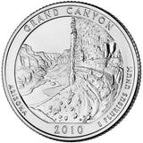 2010 P&D "Grand Canyon" National Park Quarter Uncirculated Set - Arizona