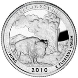 2010 S Proof "Yellowstone" National Park Quarter  - Wyoming