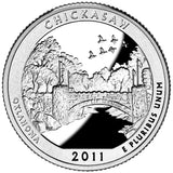 2011 S Proof "Chickasaw" National Park Quarter - Oklahoma