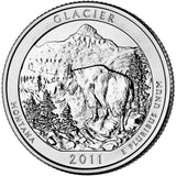 2011 P&D "Glacier" National Park Quarter Uncirculated Set - Montana
