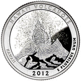 2012 S Proof "Hawaii Volcanoes" National Park Quarter - Hawaii