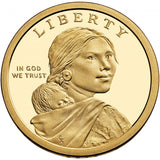 2013 S Proof Native American "Treaty" Golden Dollar $1