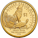 2013 P&D Native American "Treaty" Golden Dollar $1 Uncirculated Set
