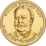 2013 P&D William Howard Taft Presidential $1 Uncirculated Set