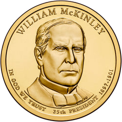 2013 P&D William McKinley Presidential $1 Uncirculated Set