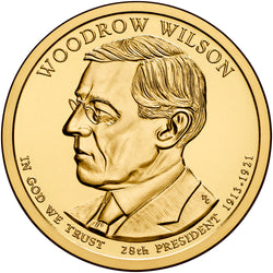 2013 P&D Woodrow Wilson Presidential $1 Uncirculated Set