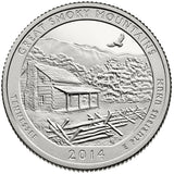 2014 S Proof "Great Smoky Mountains" National Park Quarter - Tennessee