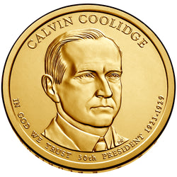 2014 P&D Calvin Coolidge Presidential $1 Uncirculated Set