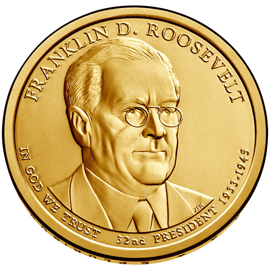 2014 P&D Franklin D. Roosevelt Presidential $1 Uncirculated Set