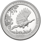 2015 SILVER Proof "Kisatchie" National Forest Quarter - Louisiana