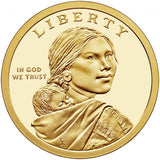 2015 S Proof Native American "Iron" Golden Dollar $1