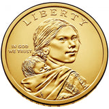 2015 P&D Native American "Iron" Golden Dollar $1 Uncirculated Set