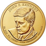2015 P&D John F. Kennedy Presidential $1 Uncirculated Set