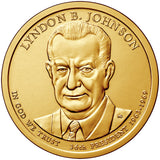 2015 P&D Lyndon B. Johnson Presidential $1 Uncirculated Set