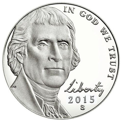 2015 S Jefferson Nickel - Proof