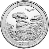 2016 SILVER Proof "Shawnee" National Forest Quarter - Illinois