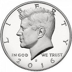 2016 S Kennedy Half Dollar - Silver Proof