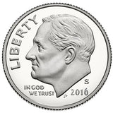 2016 S Roosevelt Dime - Silver Proof