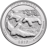 2017 P,D,S "Effigy Mounds" National Monument Quarter Uncirculated Set - Iowa