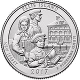 2017 P,D,S "Ellis Island" Quarter Uncirculated Set - New Jersey