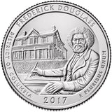 2017 P,D,S "Frederick Douglas" National Historic Site Quarter Uncirculated Set - District Of Columbia