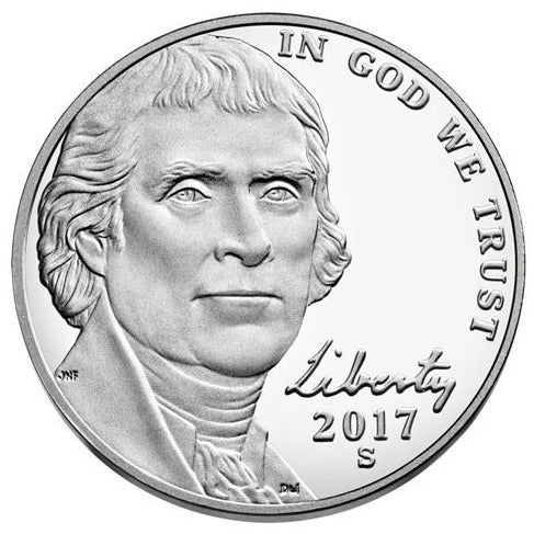 2017 S Jefferson Nickel - Proof