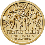 2019 P&D American Innovation "Trustees' Garden" $1 Uncirculated Set - Georgia