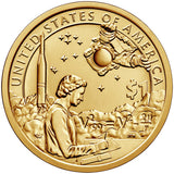 2019 P&D Native American "Space Program" Golden Dollar $1 Uncirculated Set